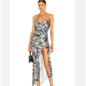 Ser.o.ya Emma Silk Dress w/ Slit